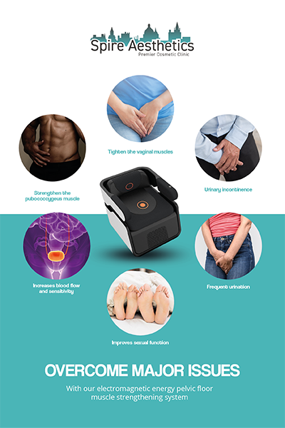 Image of EMS chair to treat Urine leakage Banbury from Spire Aesthetics