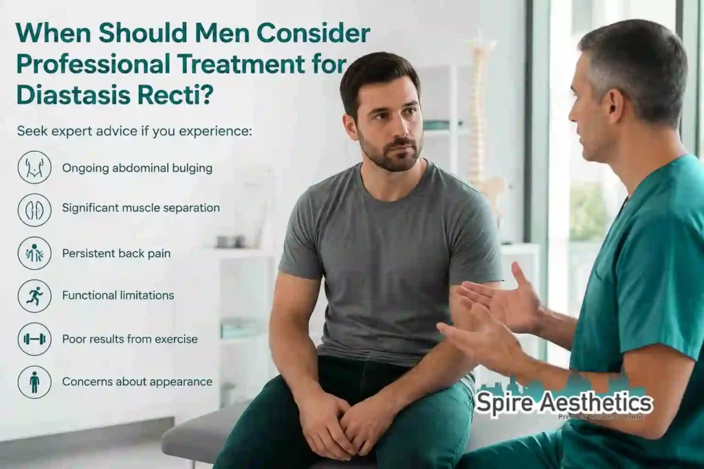 When Should Men Consider Professional Treatment for Diastasis Recti Banbury?